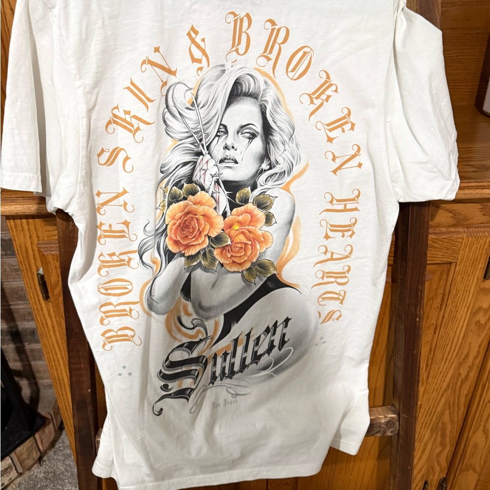 Sullen Men's White Graphic Tee